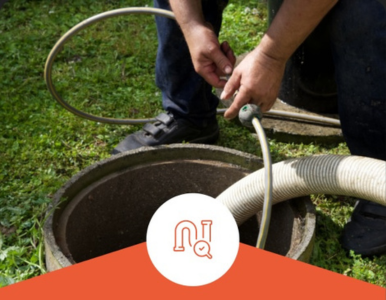 A Sewer Line being inspected.